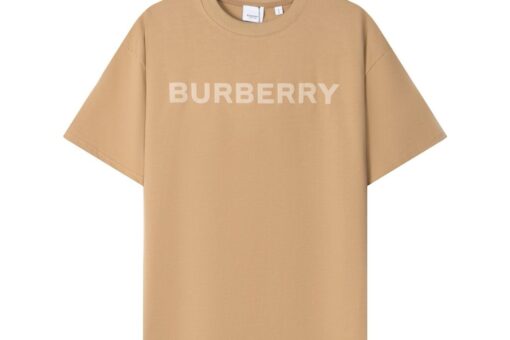 Burberry Camel-Brown Cotton T-shirt
