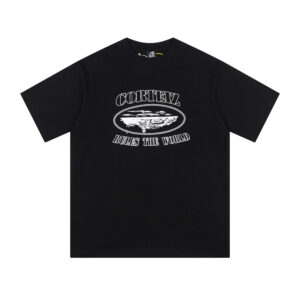 Corteiz Reflective Alcatraz Tee Triple Black
