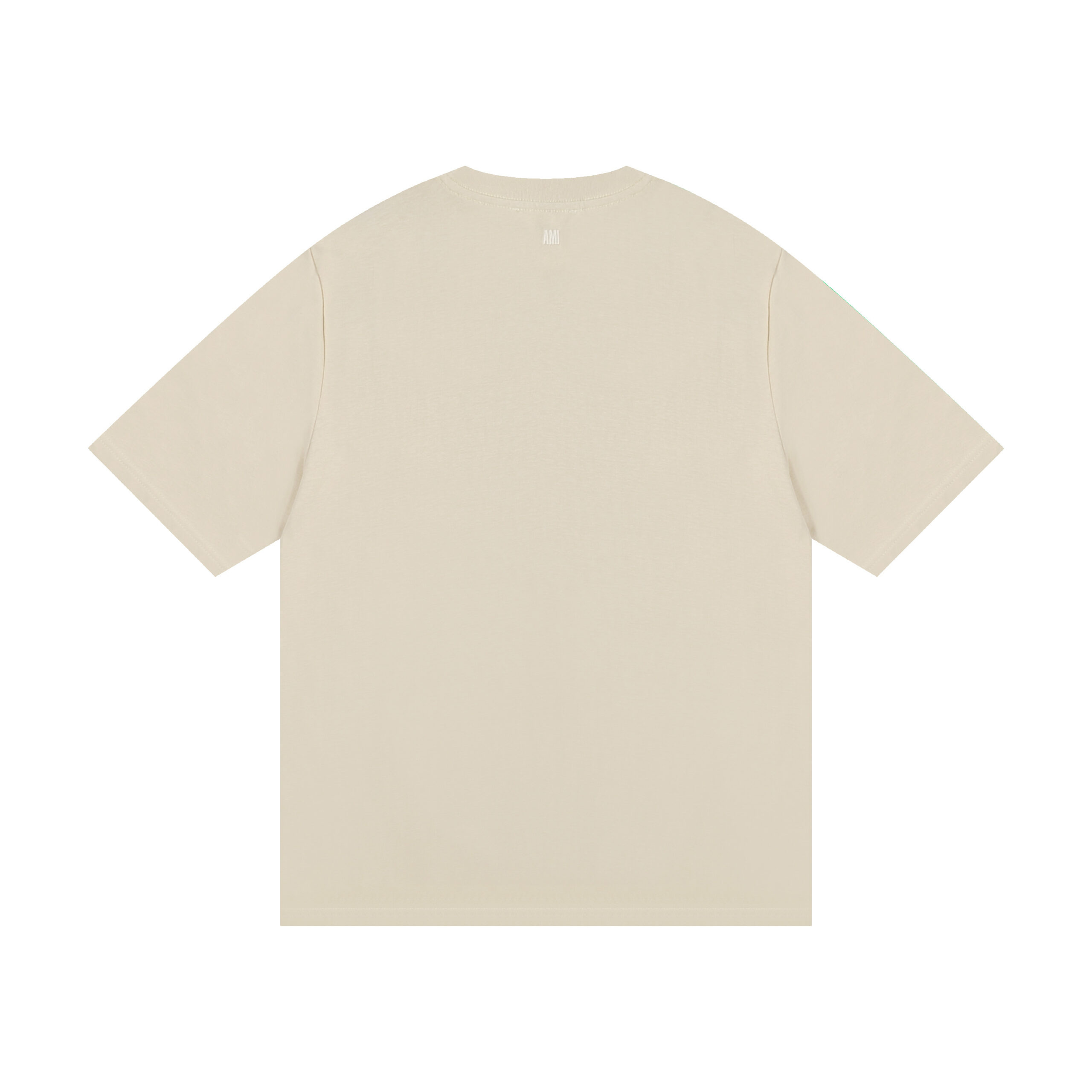 AMI Paris Cropped T-Shirt Cream White 2026 | Drip Kickz AMI Paris Cropped T-Shirt Cream White - Image 2