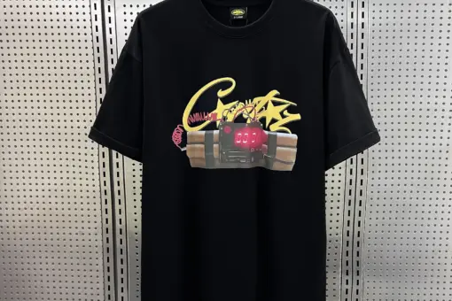 Corteiz OG Timebomb T-Shirt Black Yellow