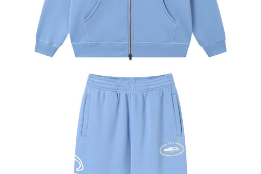 Corteiz Colly Arch Zip Tracksuit Baby Blue