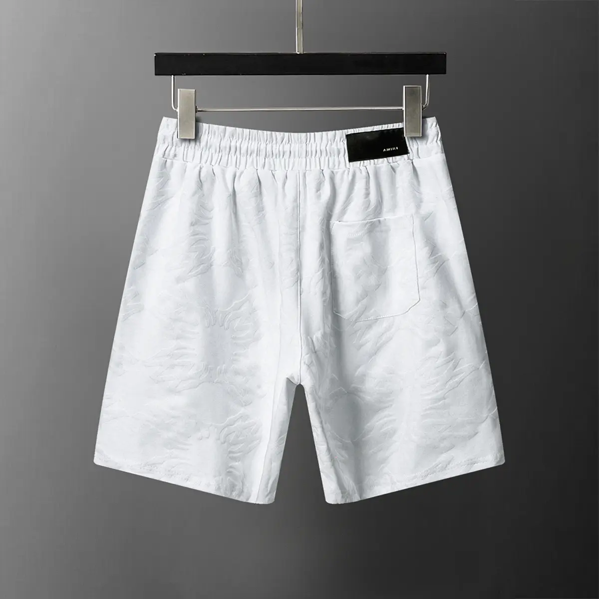 Amiri All over Flocked Casual Shorts White 2026 | Drip Kickz Amiri All over Flocked Casual Shorts White - Image 2