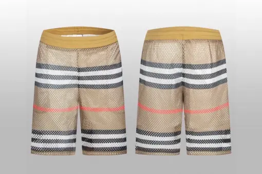 Burberry Icon Stripe Pointelle Knit Shorts