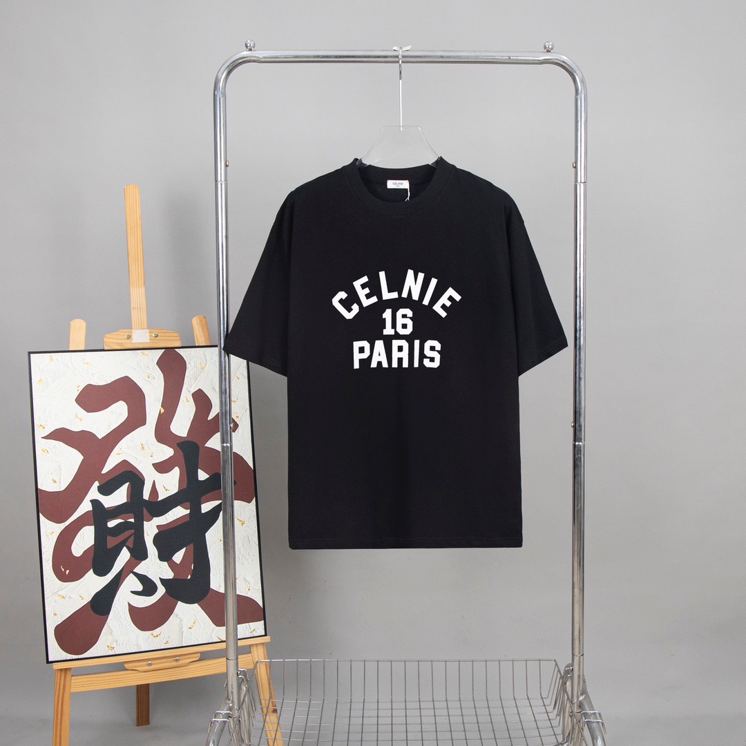 Celine T-Shirt Black 2026 | Drip Kickz Celine T-Shirt Black