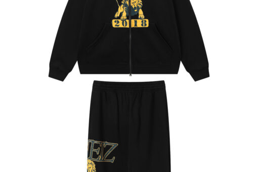 Corteiz Thick Stitch Allstarz Tracksuit Black
