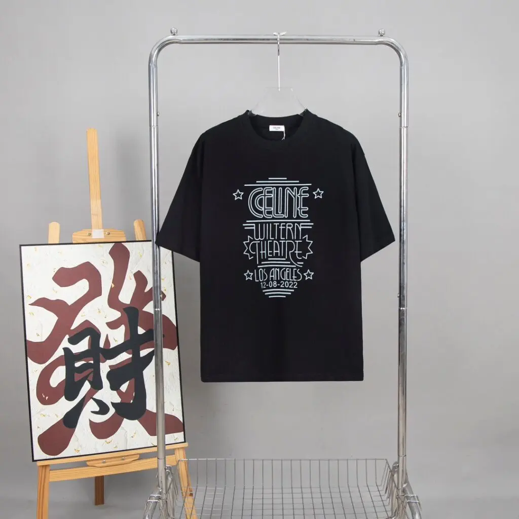 Celine T-Shirt Black 2026 | Drip Kickz Celine T-Shirt Black