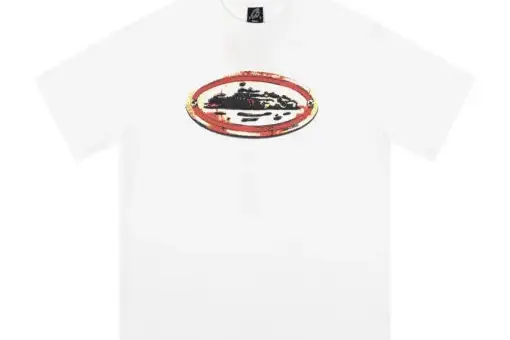 Corteiz Rusty Alcatraz Tee White