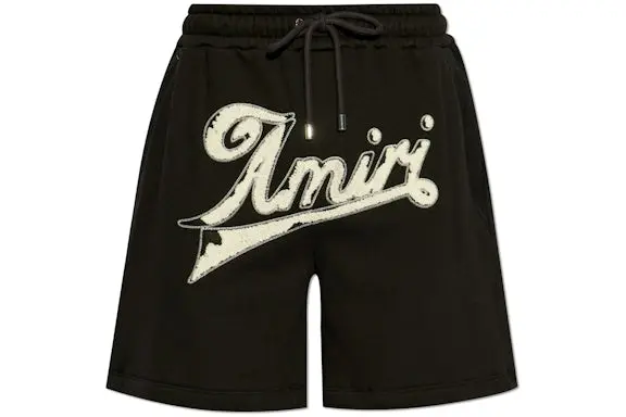 AMIRI Distressed Sweatshort Black 2026 | Drip Kickz AMIRI Distressed Sweatshort Black