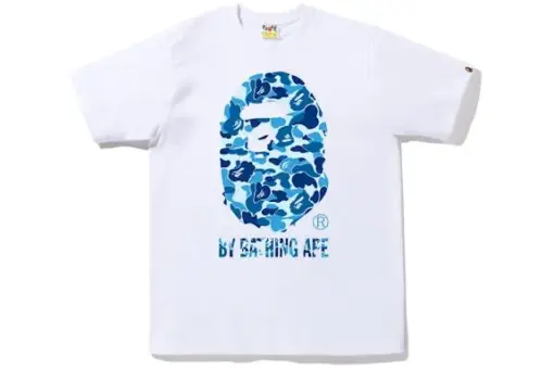 BAPE ABC Camo By Bathing Ape Tee White/Blue
