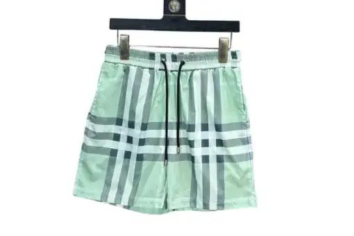 Burberry Martin Check Swim Shorts Light Green