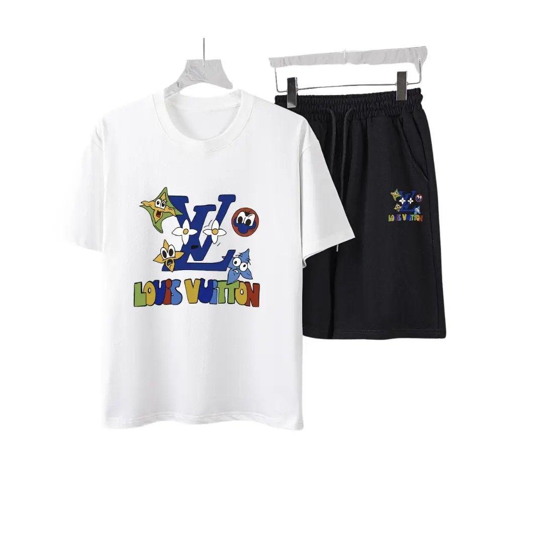 Louis Vuitton x Takashi Murakami T-Shirt And Shorts Set White 2026 | Drip Kickz Louis Vuitton x Takashi Murakami T-Shirt And Shorts Set White