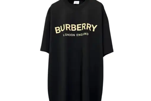 Burberry Cotton T-Shirt Black