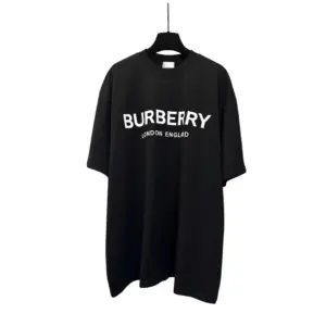 Burberry Cotton T-Shirt Black
