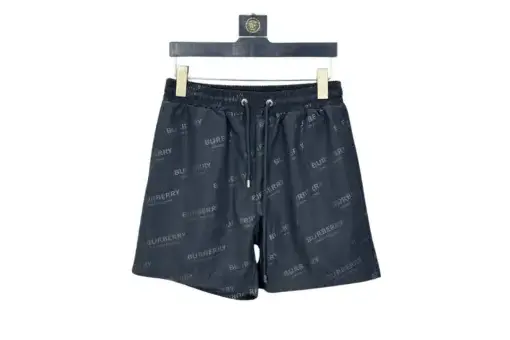 Burberry Logo-Print Swim Shorts Black