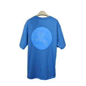 Burberry Circular ‘Equestrian Knight’ Logo T-Shirt Blue