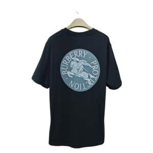 Burberry Circular ‘Equestrian Knight’ Logo T-Shirt Black