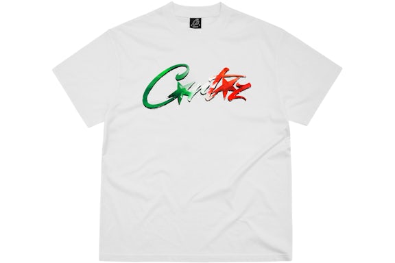 Corteiz Allstartz Italia T-Shirt White 2026 | Drip Kickz Corteiz Allstartz Italia T-Shirt White