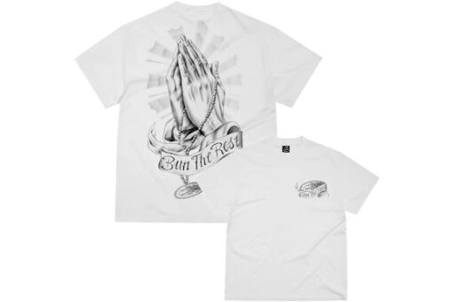 Corteiz Bun The Rest Prayer T-Shirt White