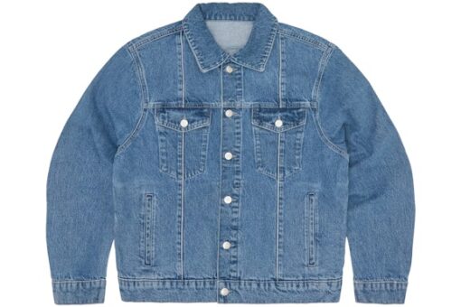 Corteiz C-Star Denim Trucker Jacket Blue