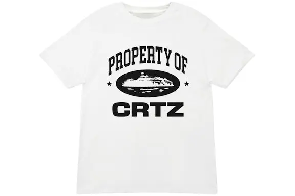 Corteiz OG Property Of Crtz T-Shirt White 2026 | Drip Kickz Corteiz OG Property Of Crtz T-Shirt White