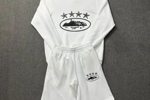 Corteiz 5 Starz Tracksuit White