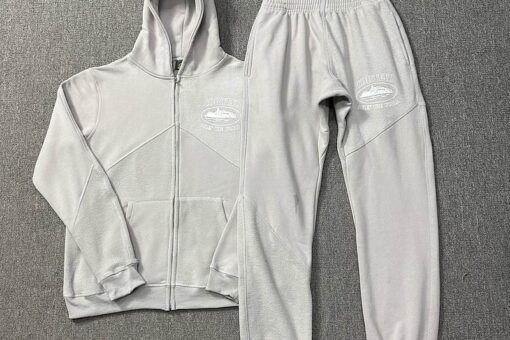 Corteiz Gasolina Tracksuit Grey
