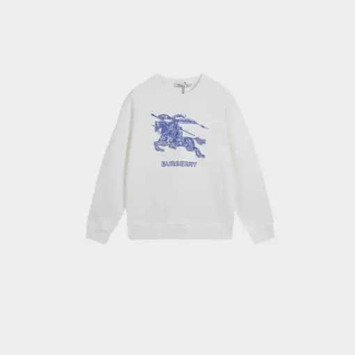 Burberry Sweatshirt White 2026 | Drip Kickz Burberry Sweatshirt White
