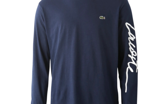 Lacoste UNISEX Long Sleeve Shirt Navy Blue