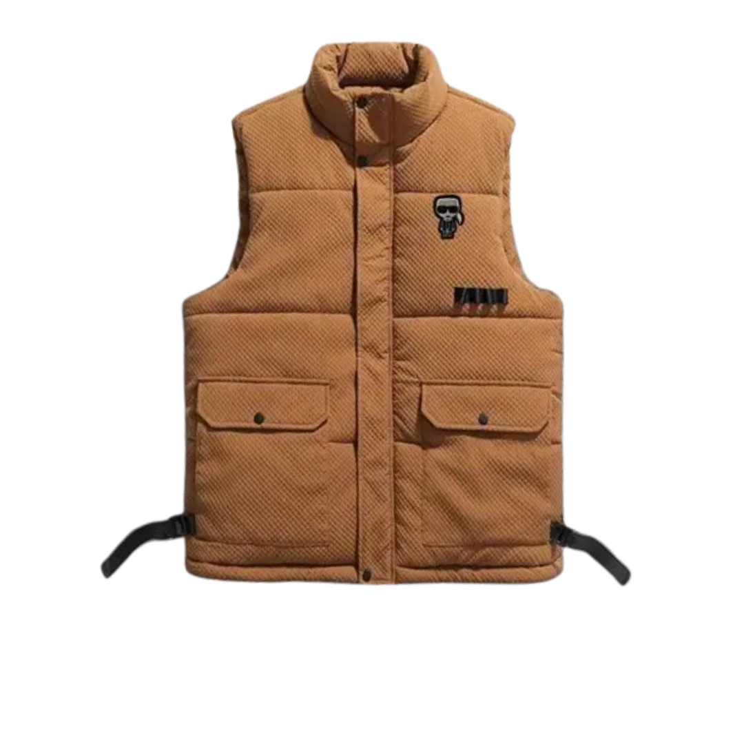 Fendi Puffer Vest Beige 2026 | Drip Kickz Fendi Puffer Vest Beige