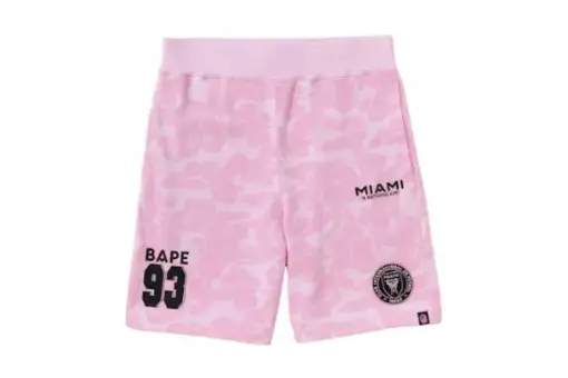 BAPE x Inter Miami CF Sweatshort Pink