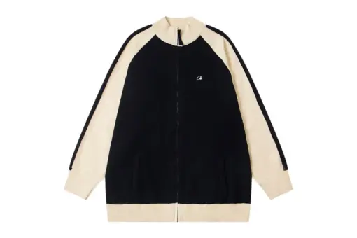 Corteiz Knit V2 Zip Black/Cream