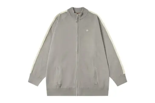 Corteiz Knit V2 Zip Gray