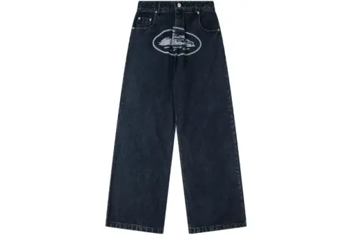 Corteiz Denim Pant Black
