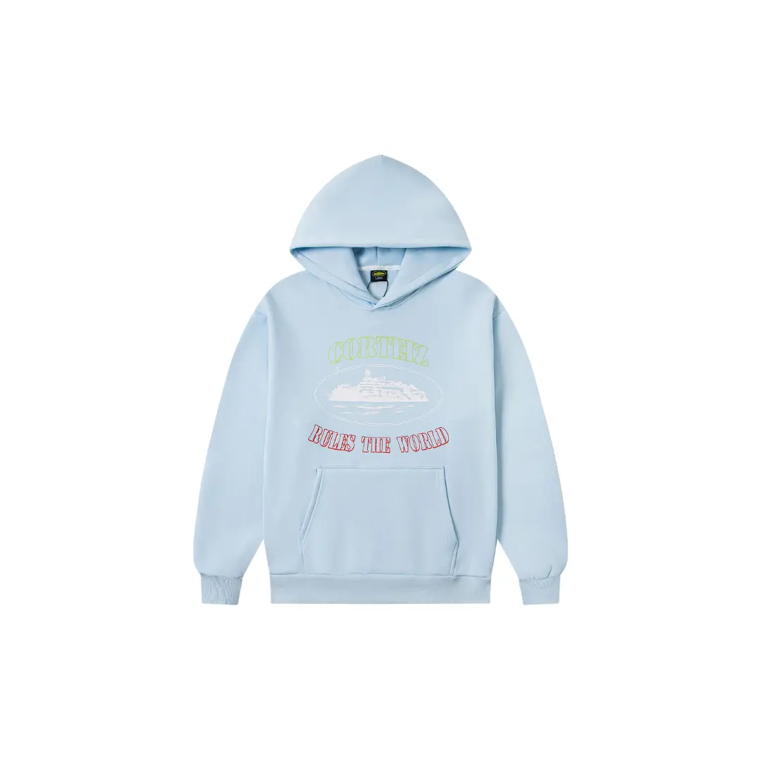 Corteiz Superior Hoodie Baby Sky Blue 2026 | Drip Kickz Corteiz Superior Hoodie Baby Sky Blue