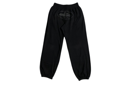 Corteiz Sweatpants Black With Gray Logo