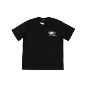 Corteiz Short Sleeved Paname T Shirt Black