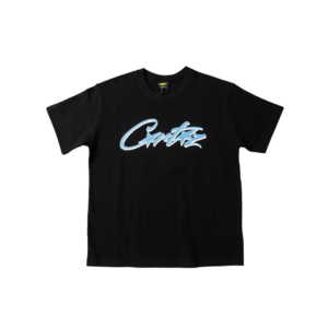 Corteiz Short Sleeved Allstarz Euros T Shirt Black