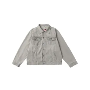 Corteiz C Star Denim Jacket Gray