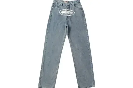 Corteiz Alcatraz C Star Denim Jeans Blue
