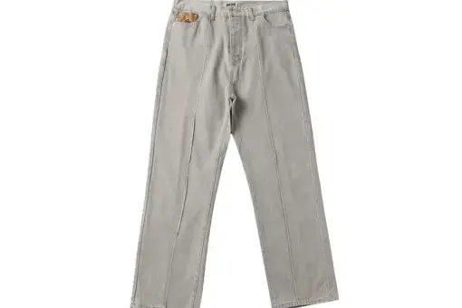 Corteiz Alcatraz C Star Denim Jeans Gray