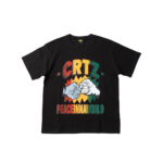 Corteiz Short Sleeved Peaceinnaworld T Black