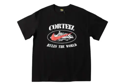 Corteiz Design Monogram T shirt Black