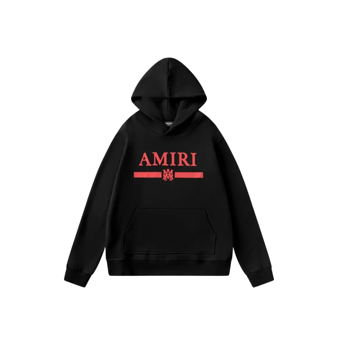 Amiri Classic Print Logo Red Black Hoodie 2026 | Drip Kickz Amiri Classic Print Logo Red Black Hoodie