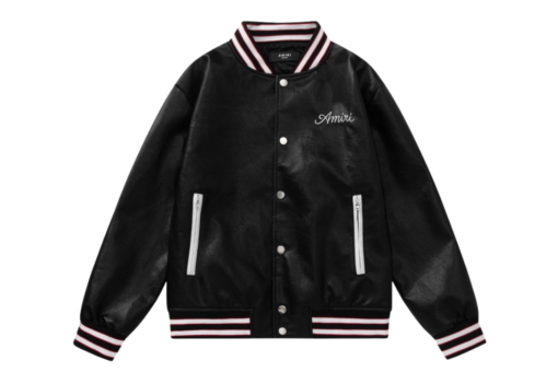 Amiri Embroidered Logo Black Red White Jacket