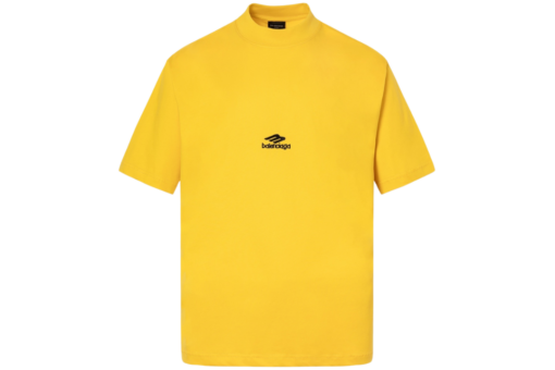 Balenciaga T Shirt Faded Washed Yellow