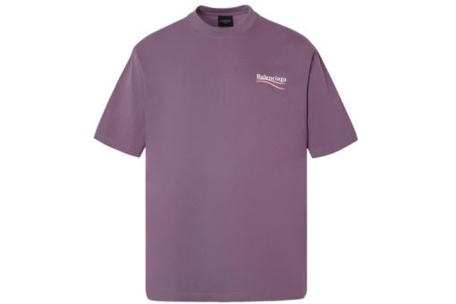 Balenciaga Short Sleeve T Shirt Faded Violet