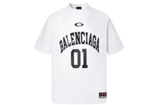 Balenciaga Basketball Oversized T Shirt White
