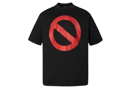 Balenciaga Music Oversized BFRND Inside Out T Shirt Black