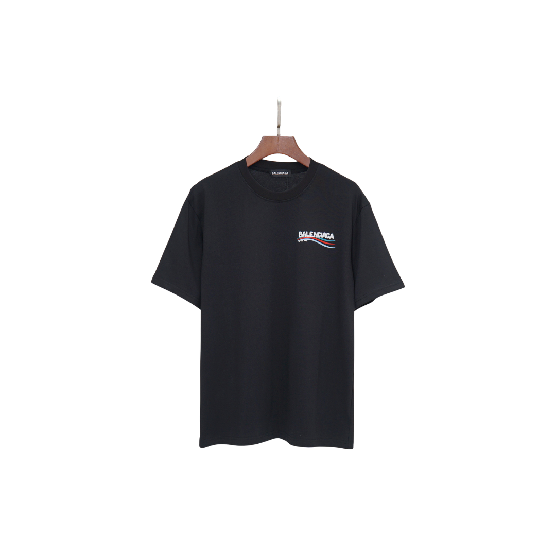 Balenciaga Oversized Eiffel Tower Print Black T Shirt 2026 | Drip Kickz Balenciaga Oversized Eiffel Tower Print Black T Shirt