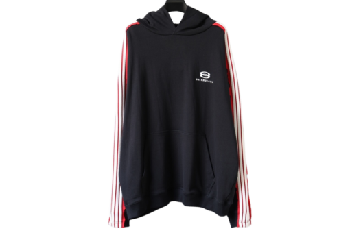 Balenciaga Hoodie Black Red White